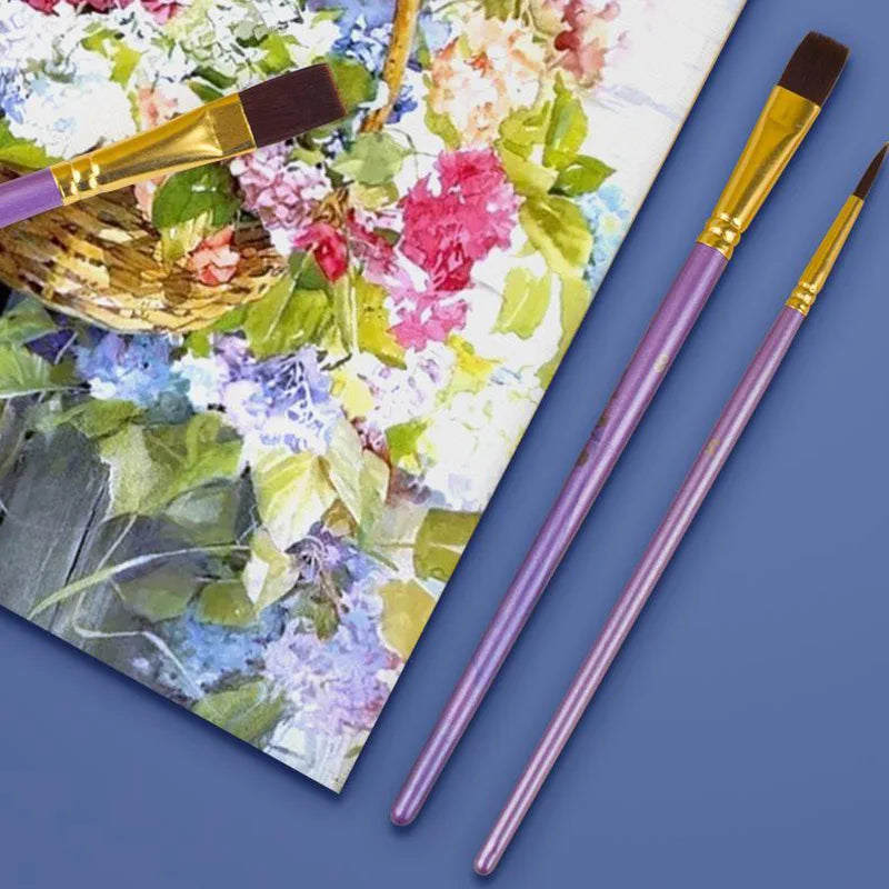 10-pack of paint brushes