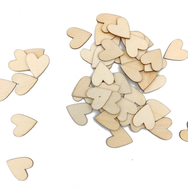Wooden hearts