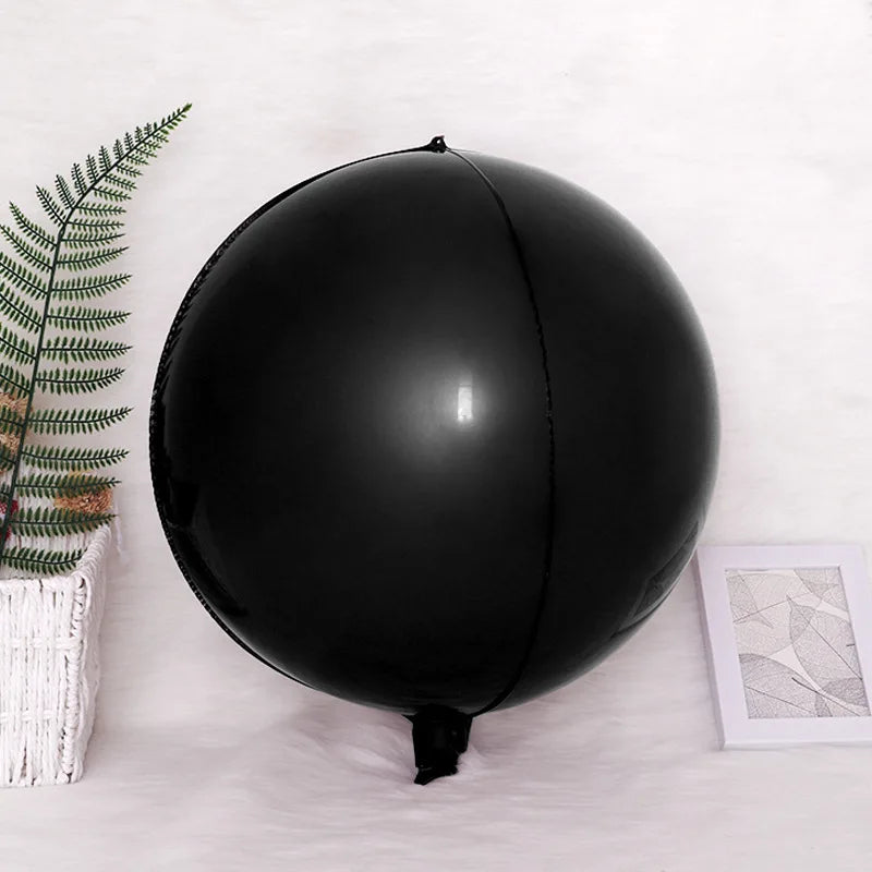 Stora metallic färgade ballonger