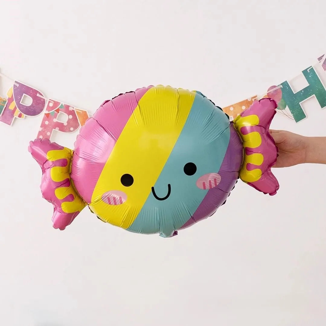 7-pack ballonger med godis& glass
