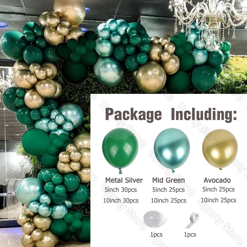 Mixade ballonger på 162st olika färger
