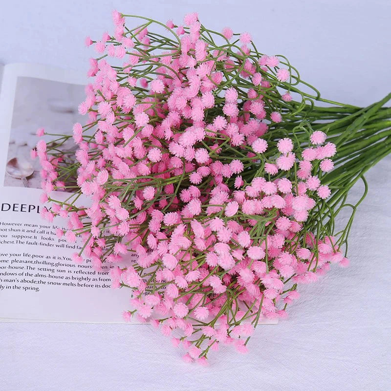 Blombukett fake Gypsophila blommor