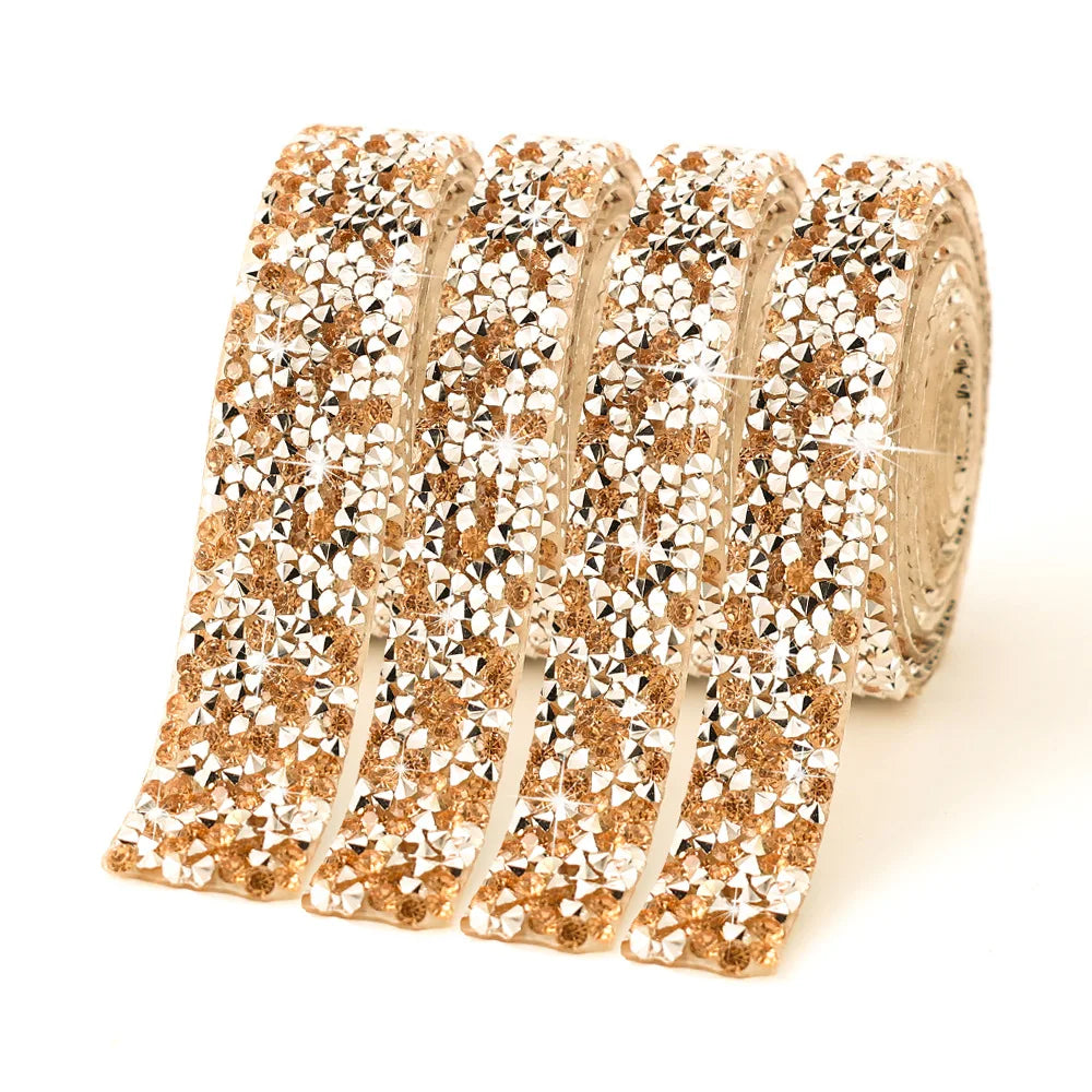 2cm bred strass tejp