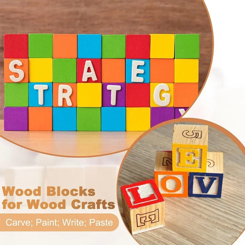Wooden cubes 1.5cm