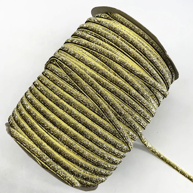 Glittrande sammets band 6mm