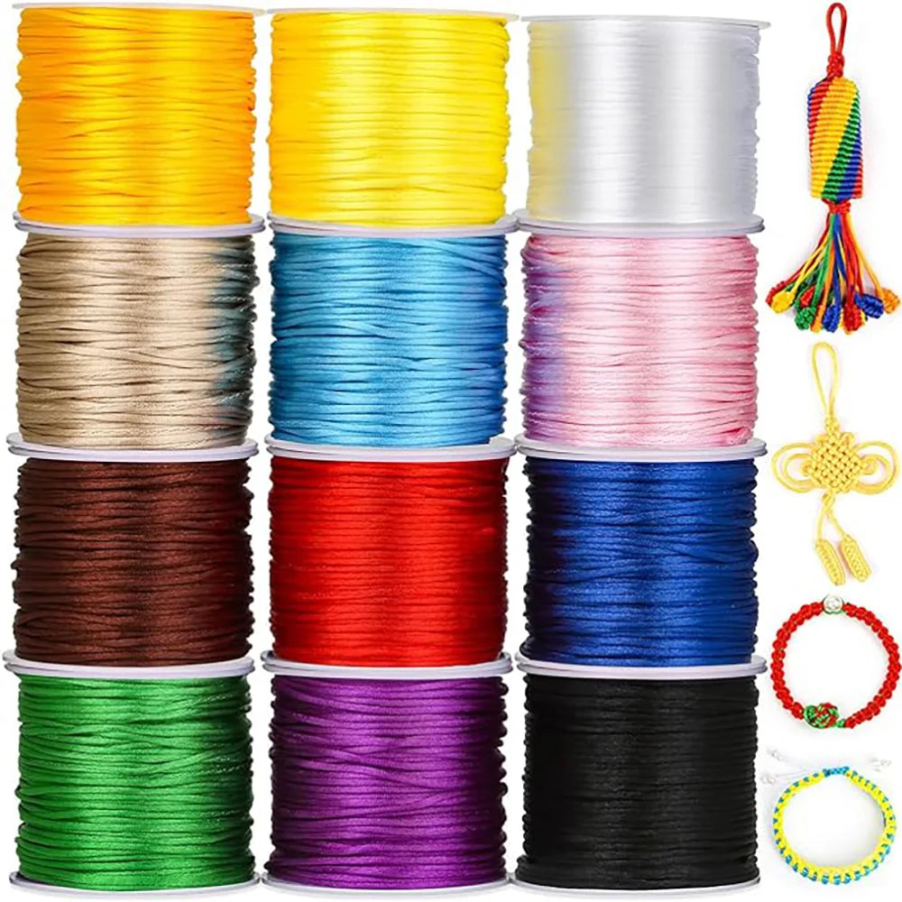 Nylontråd olika färger 1.5mm