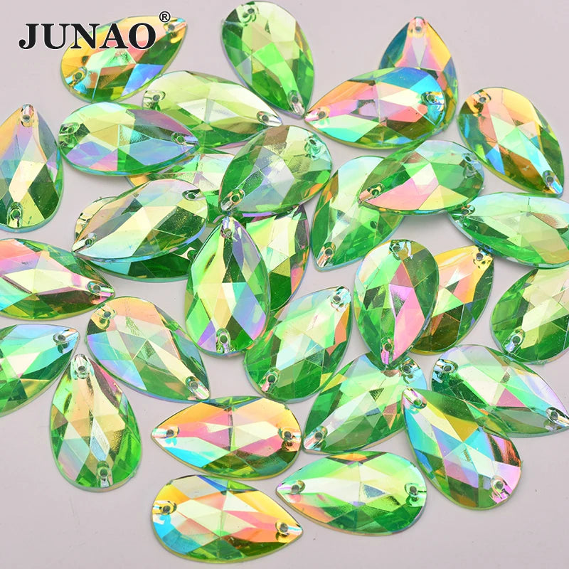 Large sew on rhinestones