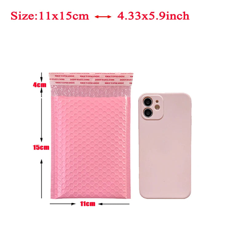20-pack padded envelopes Pink