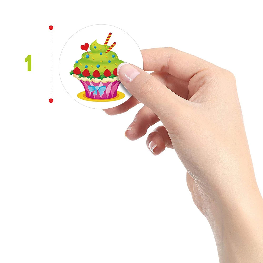 Cupcake stickers
