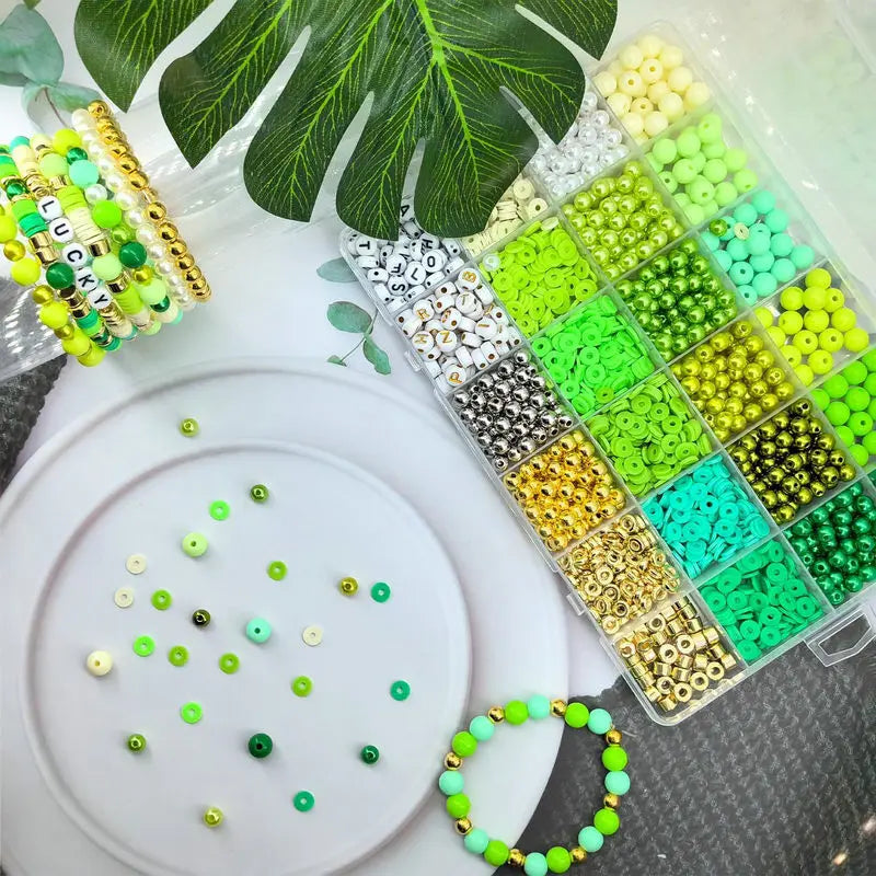 Large Bead Boxes mixed acrylic heishi plastic beads