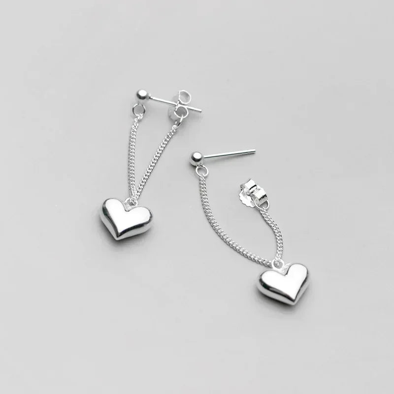Örhängen hjärtan 925 sterling silver