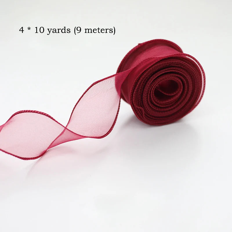 Ribbon organza 12pcs color choice