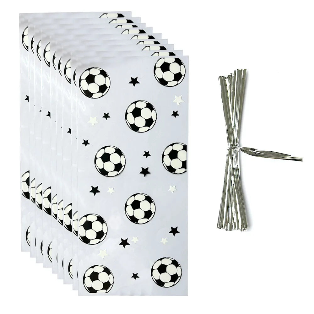 25-pack kalas påsar med fotbollar