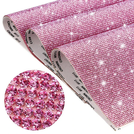 1 sheet of rhinestone tape 12.5x20cm, several different colors