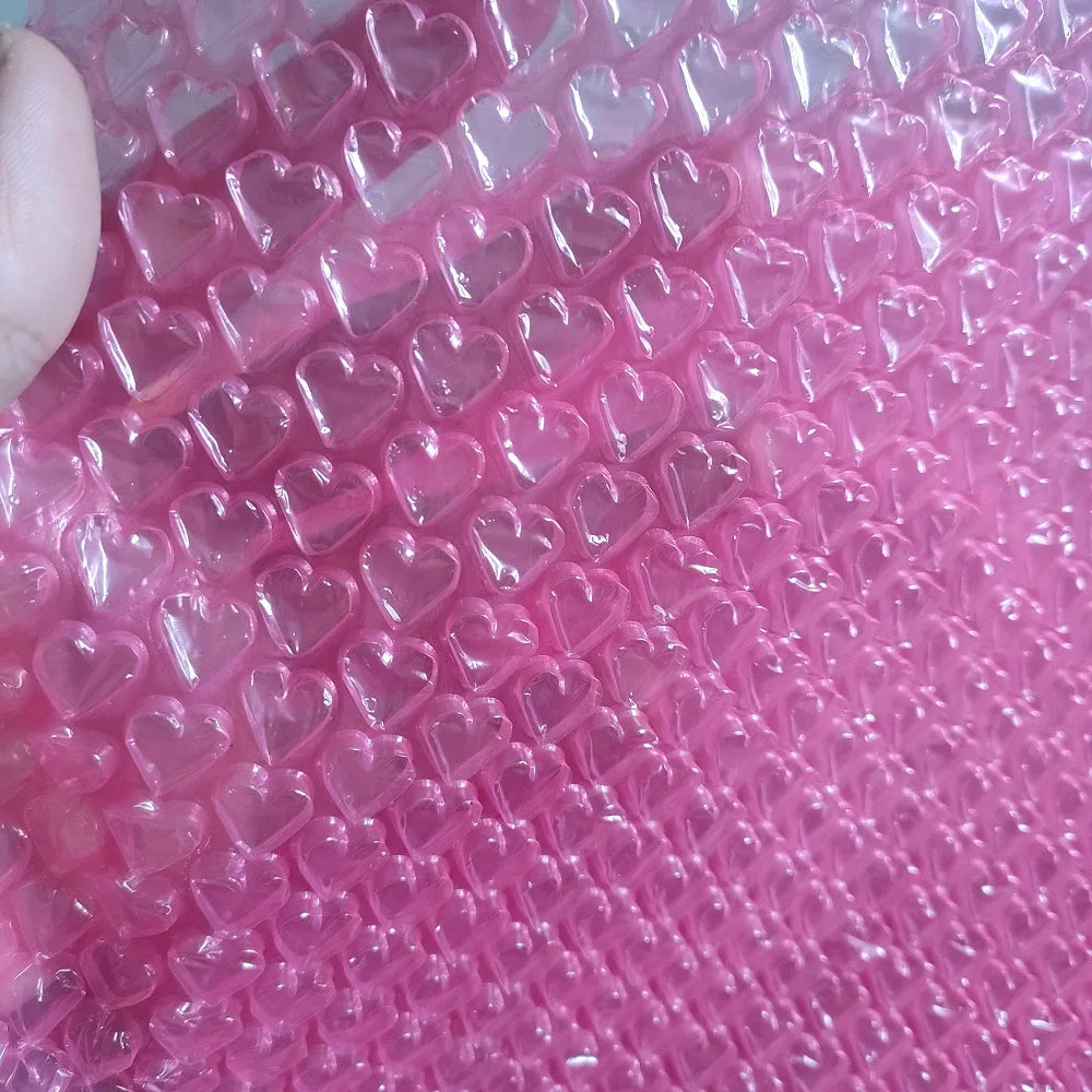Pink Bubble Wrap with Hearts