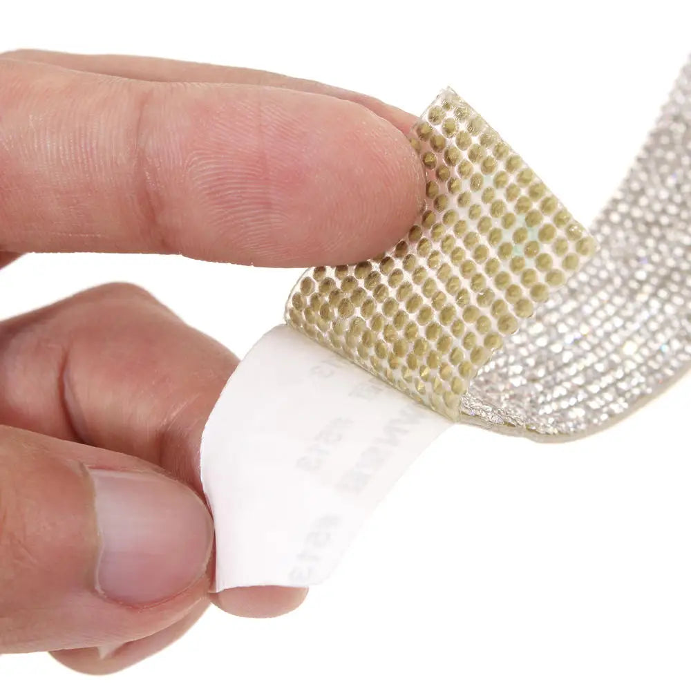 Rhinestone tape Square tiles