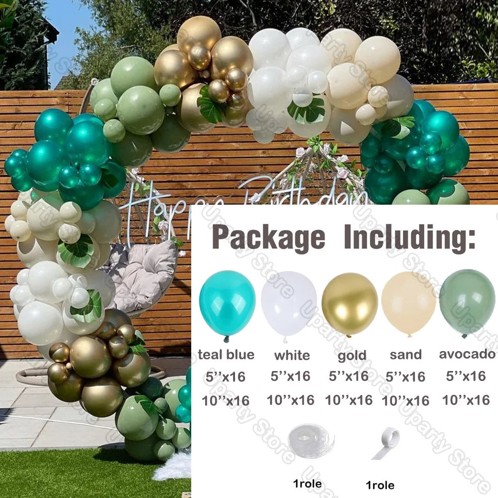 Mixade ballonger på 162st olika färger