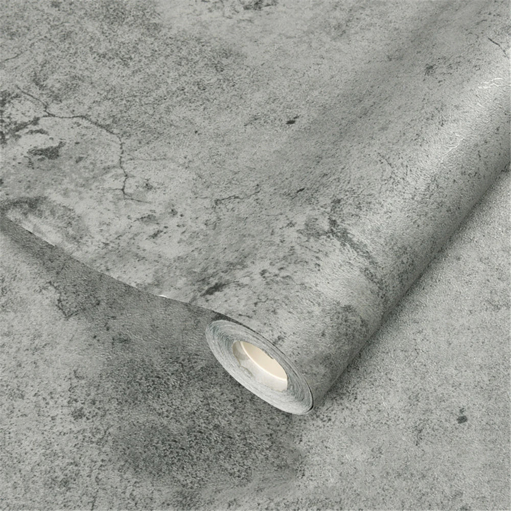 Self-adhesive wallpaper cement texture