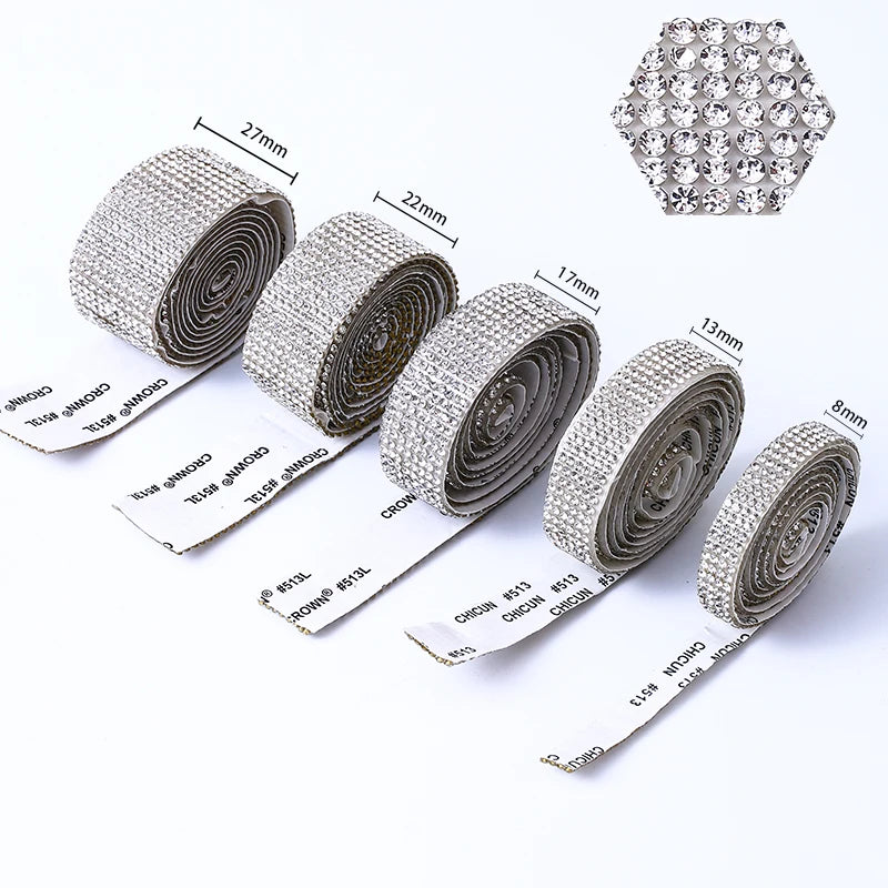 Rhinestone tape different colors