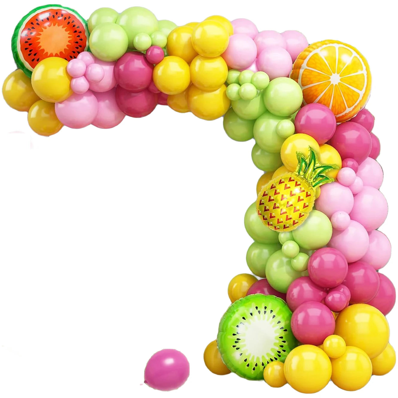 Ballong paket med frukt tema