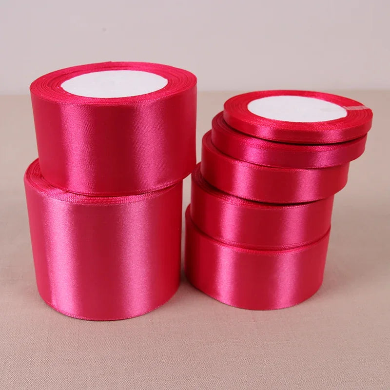 Satin ribbon cerise
