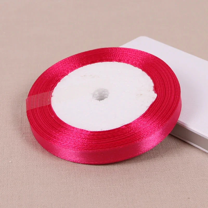 Satin ribbon cerise