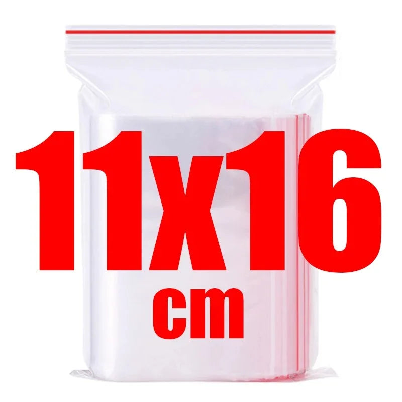 200 zip lock bags in various sizes