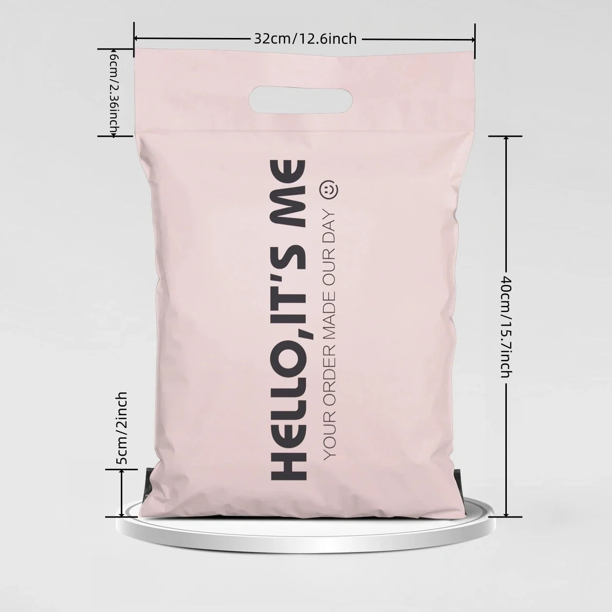 Fraktpåsar med text