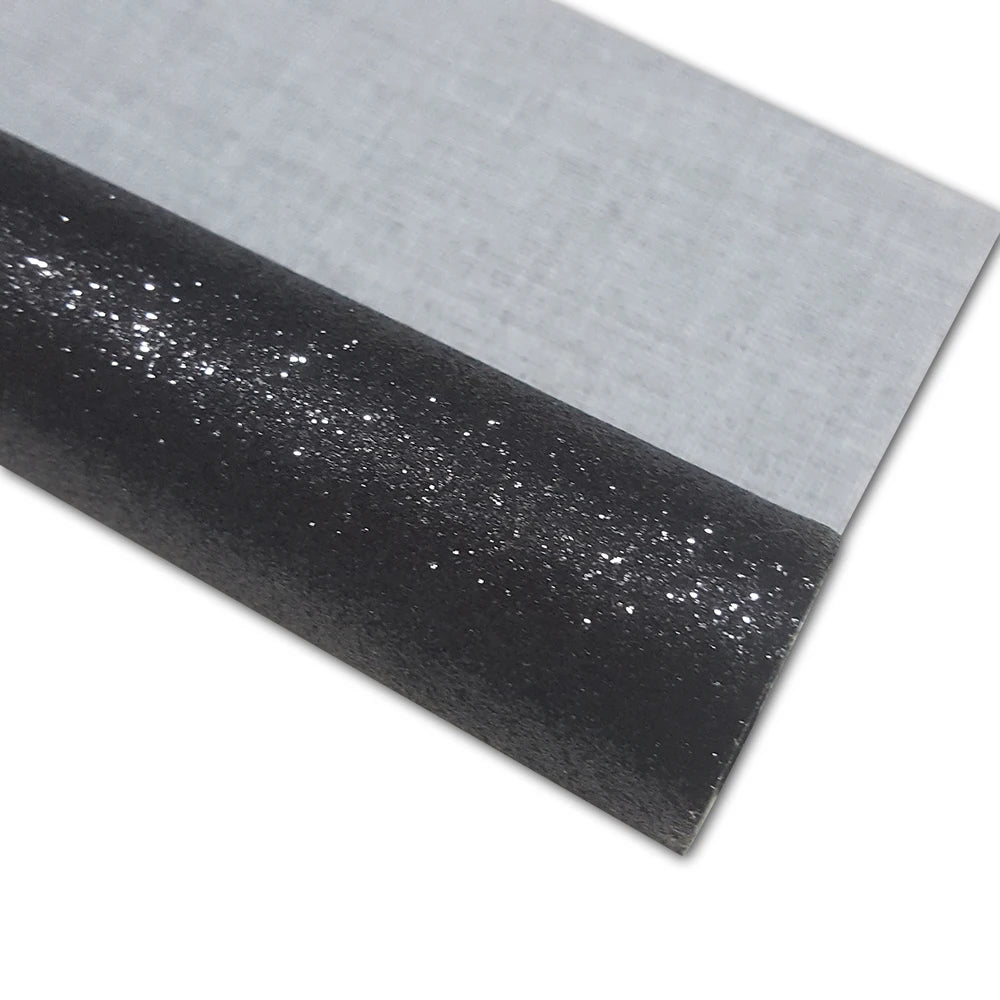 Leather fabric with glitter in different colors