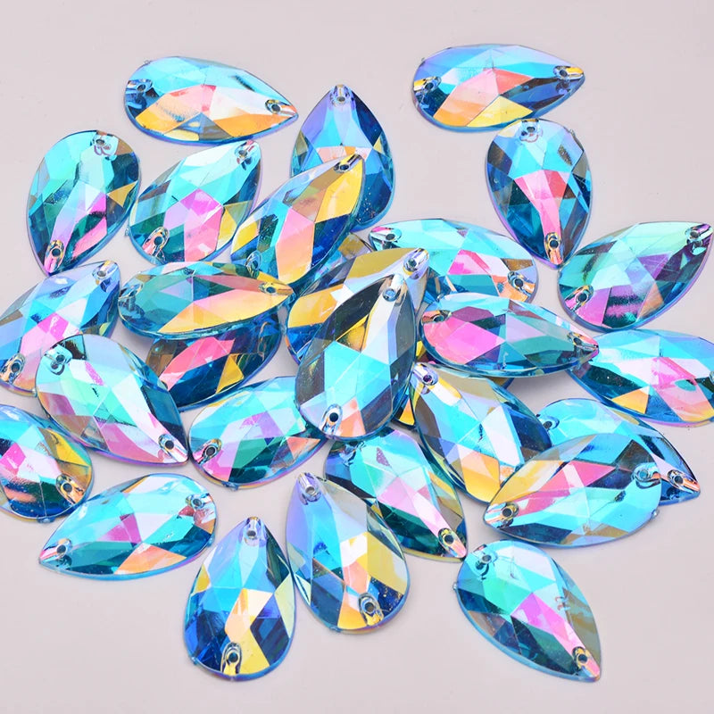 Large sew on rhinestones