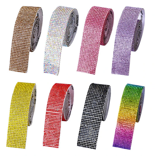 Rhinestone tape 4-12 Rows