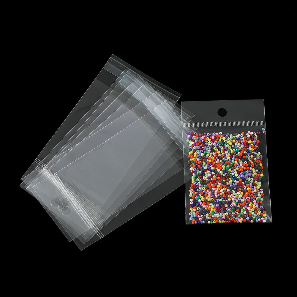 100pcs cellophane bags with holes