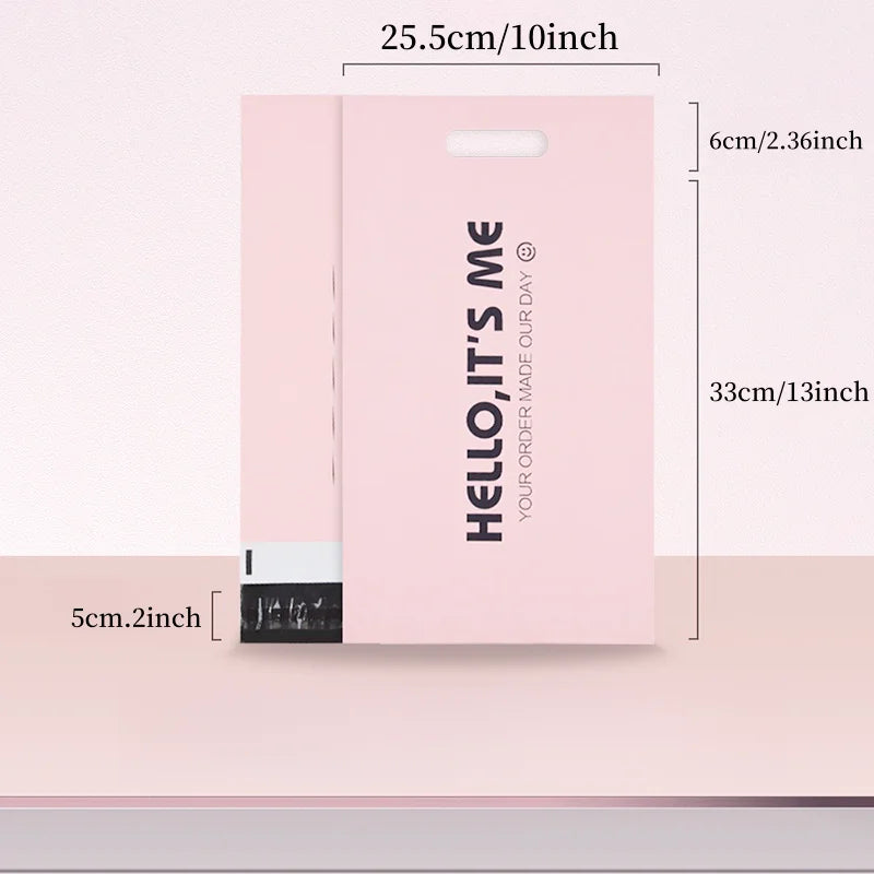 Fraktpåsar med text