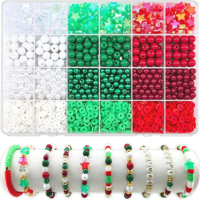 Large Bead Boxes mixed acrylic heishi plastic beads