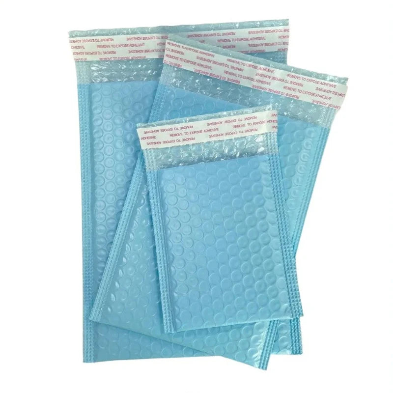 20-pack Light Blue Padded Envelopes