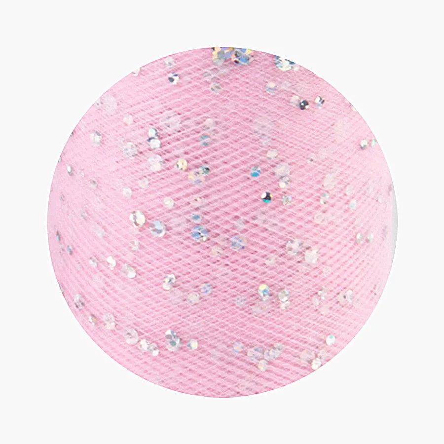 Tulle fabric with glitter sequins