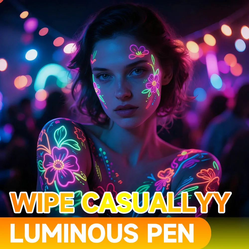 8-pack neon light pennor