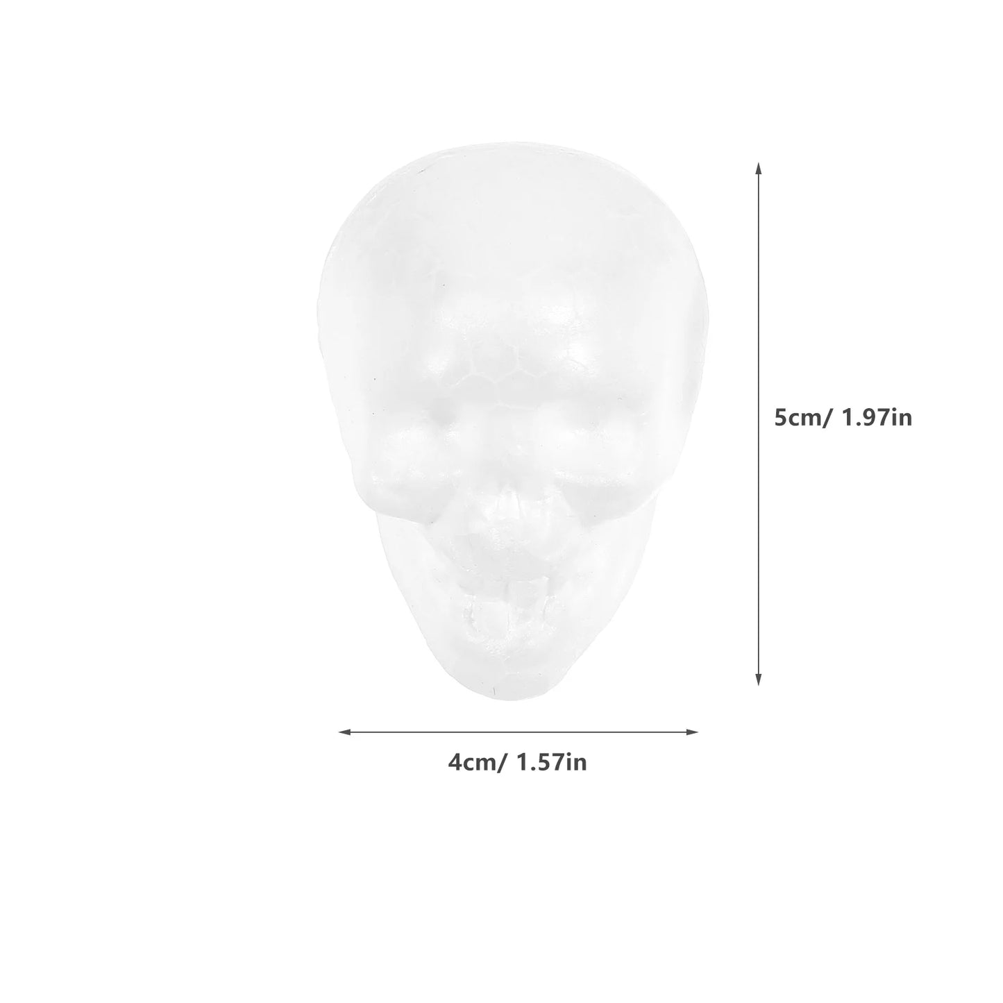 25pcs Styrofoam Skulls