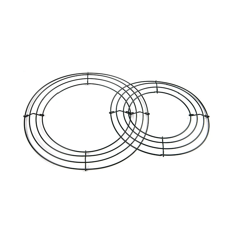 Metal rings for making wreaths