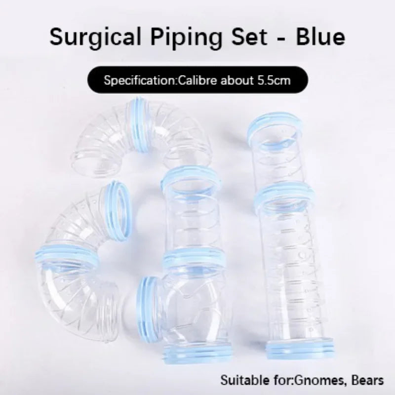 Plastic tunnels for hamsters