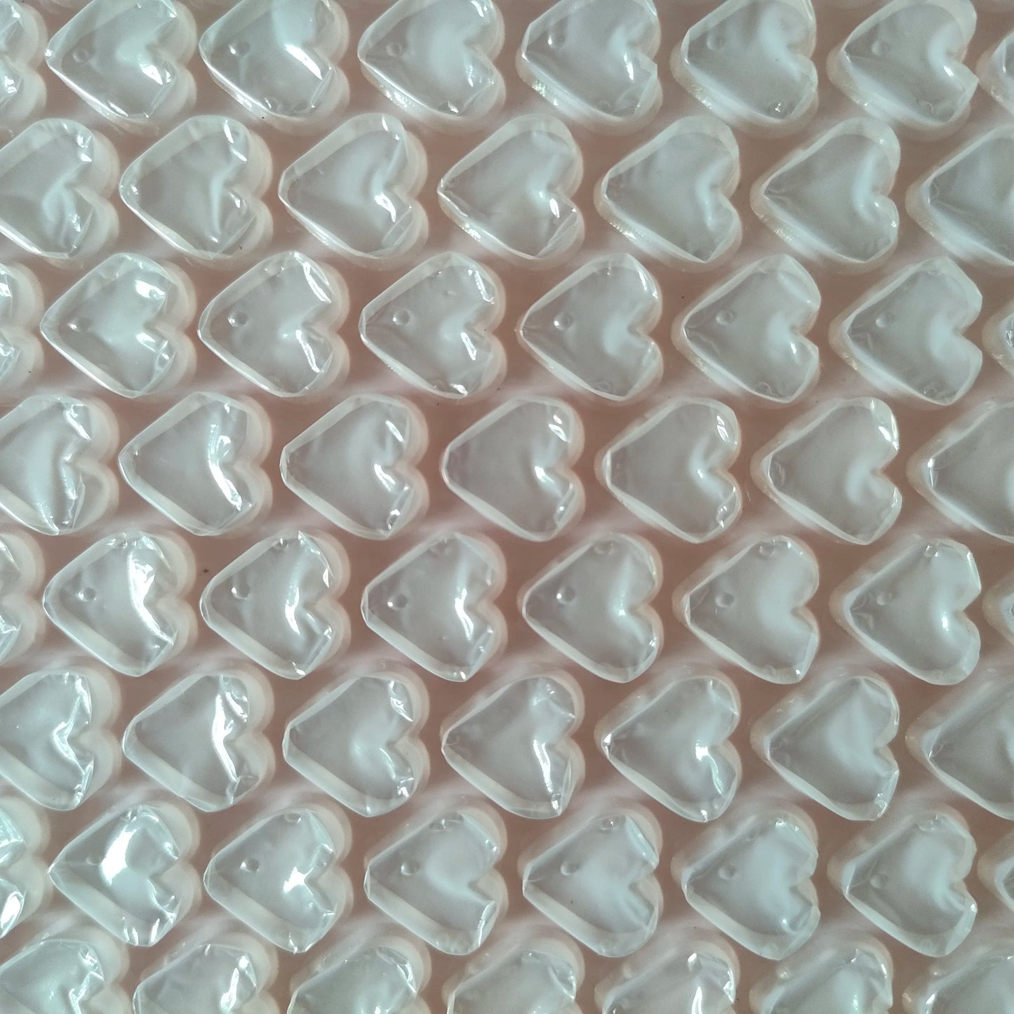 Bubble wrap Light pink with hearts