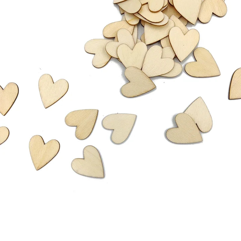 Wooden hearts