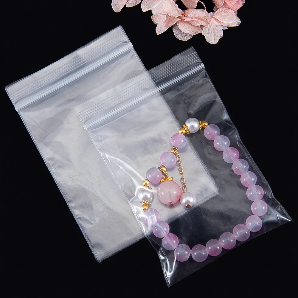 50pcs zip lock bags different sizes
