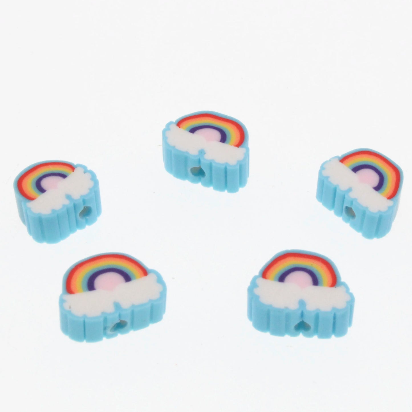 Pärlor Regnbåge i polymer lera