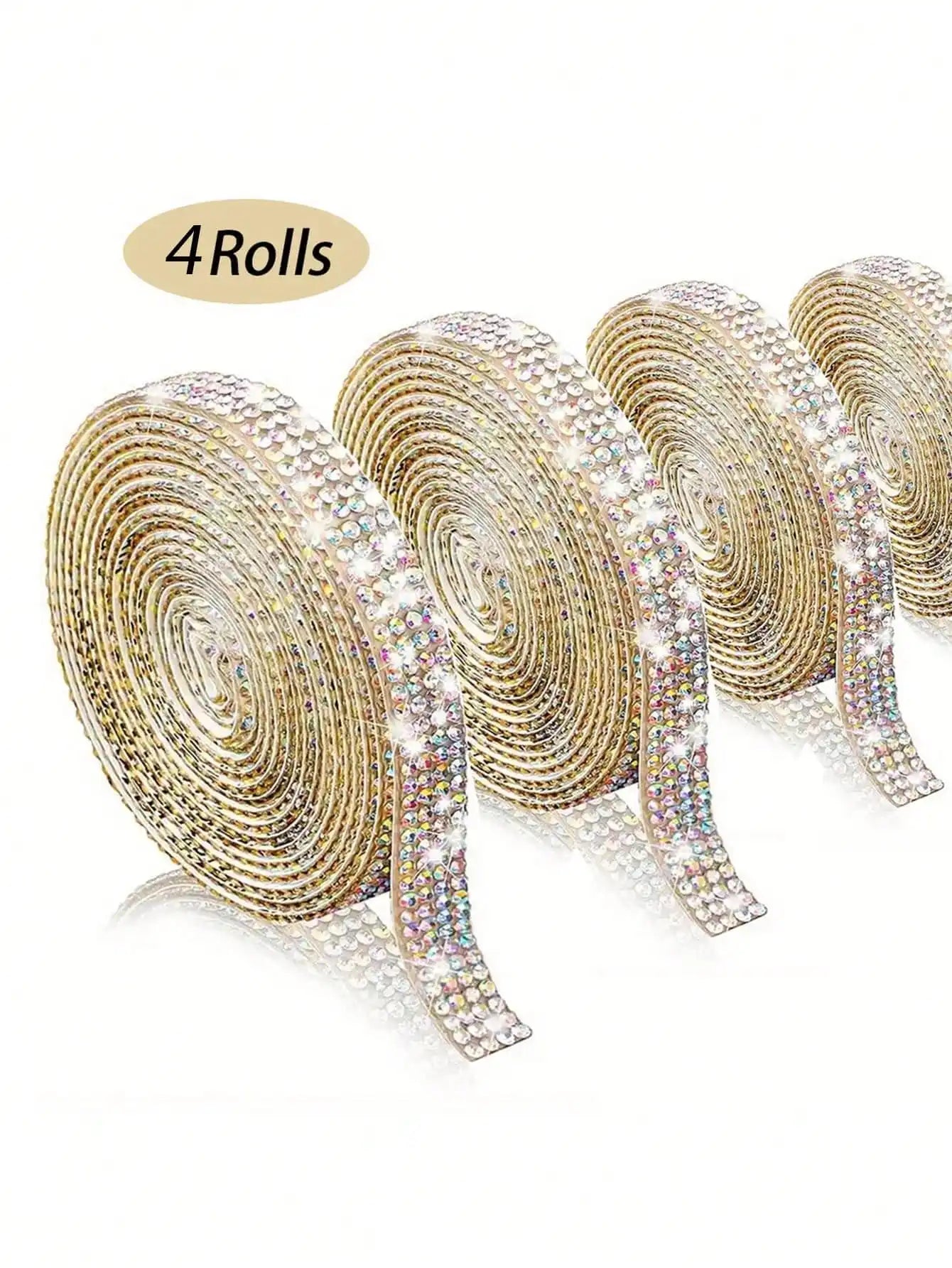 Smal Multicolor Strass tejp 2-4pack