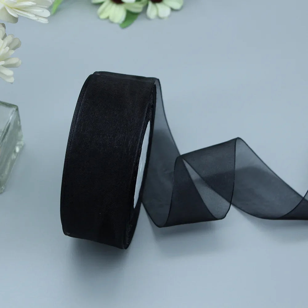 Stor rulle med Organza band