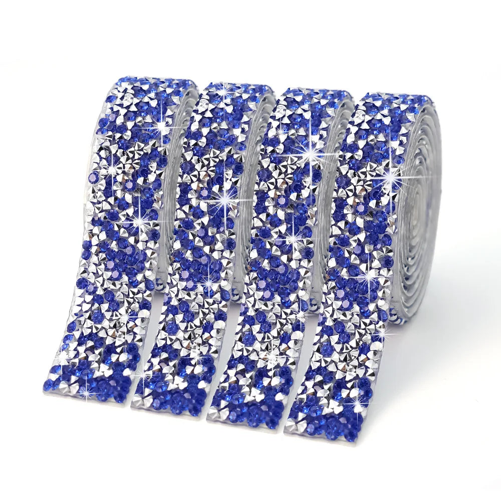 2cm bred strass tejp