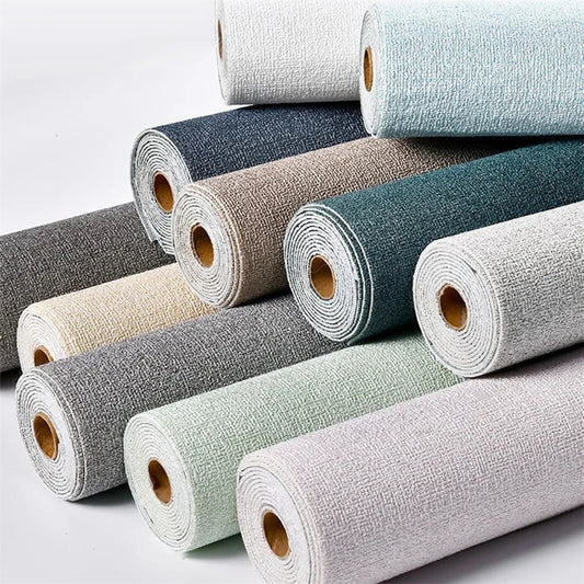 Självhäftande tapet Linne extra grov.