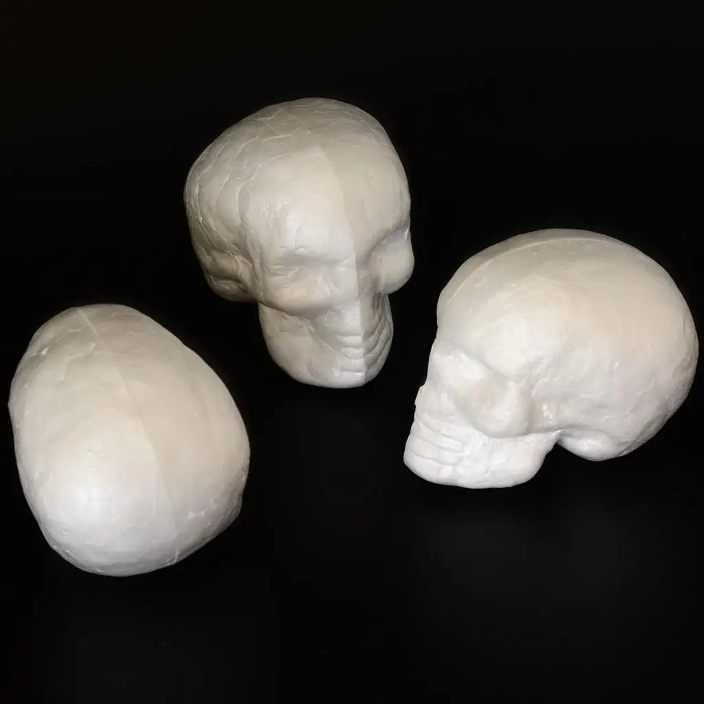 10pcs Styrofoam skulls 55mm