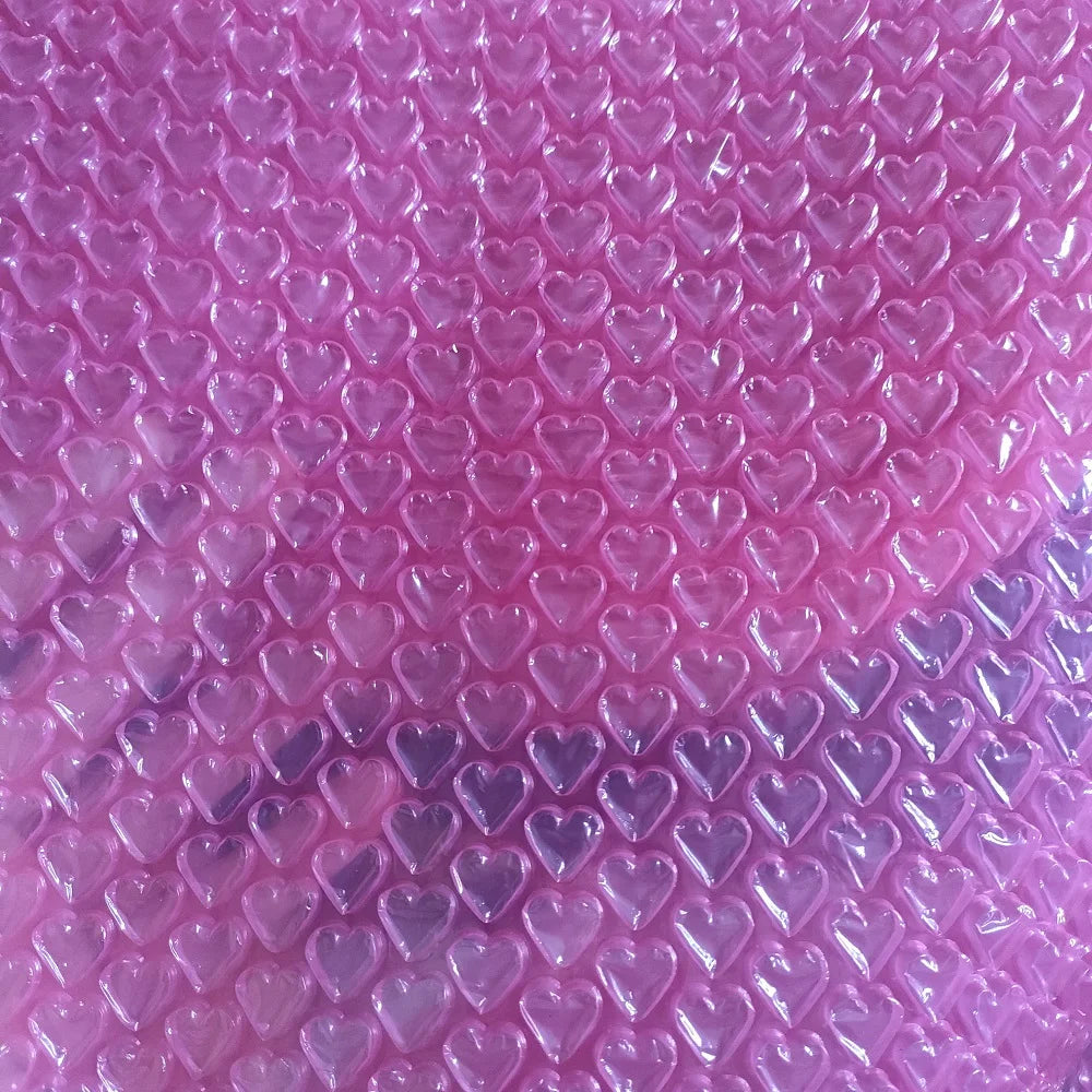 Pink Bubble Wrap with Hearts